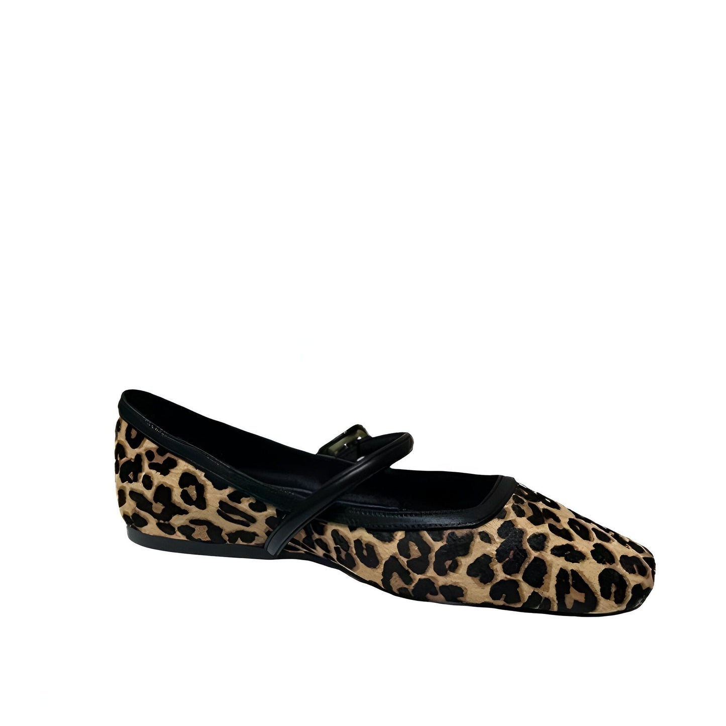 LuxeBaller Ballerines Mocassin Femme Imprimé Léopard