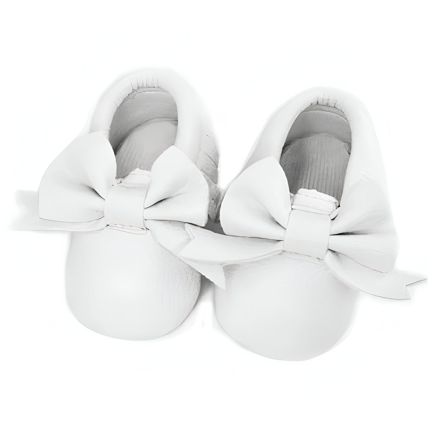 Chaussons Bébé Nœud Papillon Cuir Végan | PetitCâlin