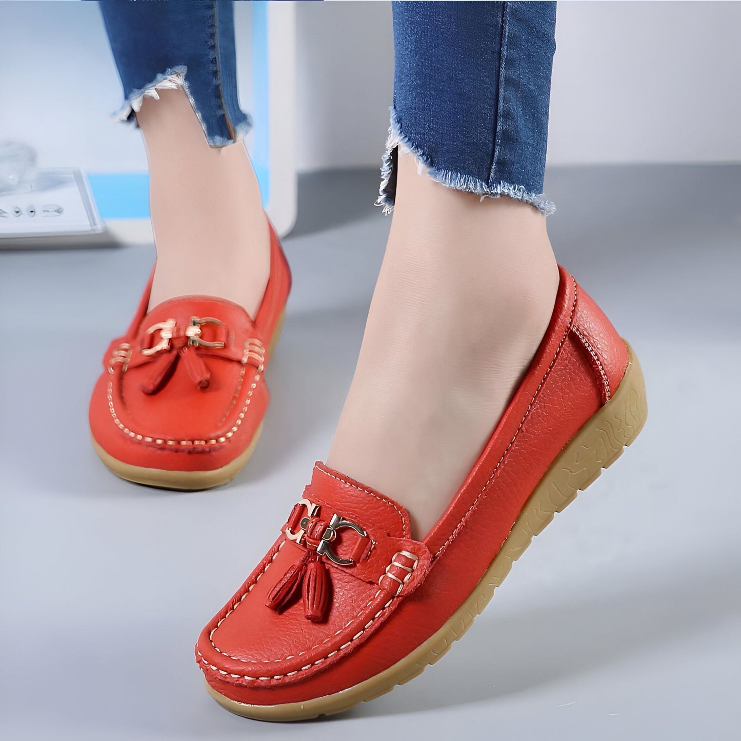 NovaWave Mocassins Ballerines Femme Confort Souples