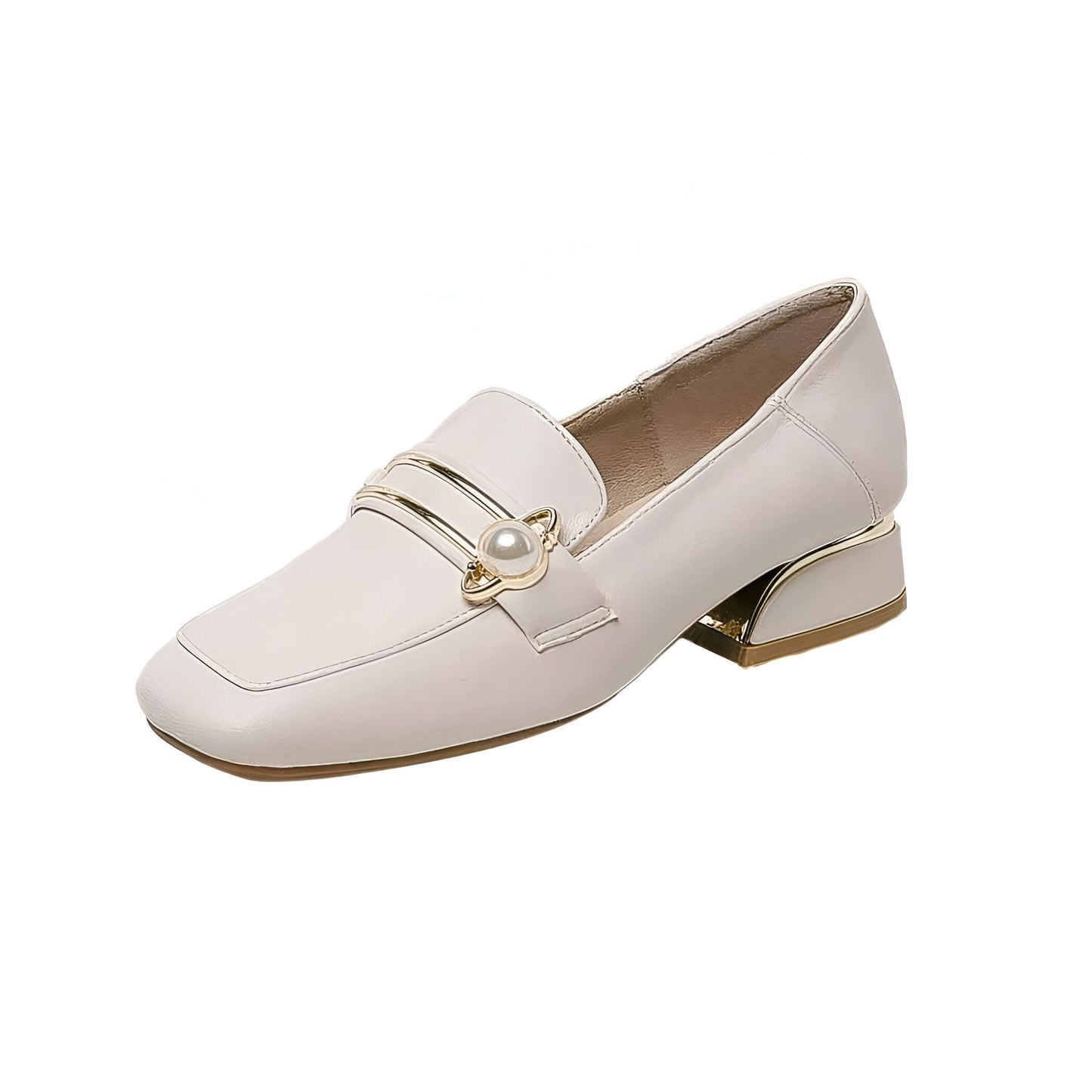 NovaLux Mocassins Carrés Femme Talon 3cm Confortables