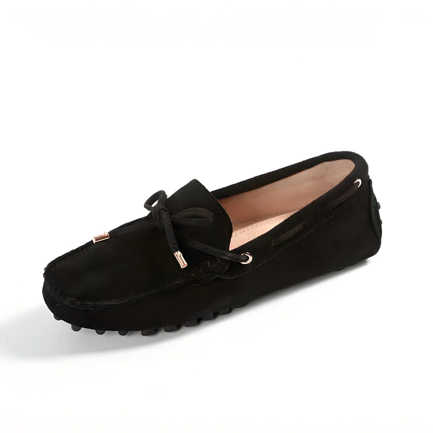 Lux Mocassins Daim Souple Confortables Semelle Crampons