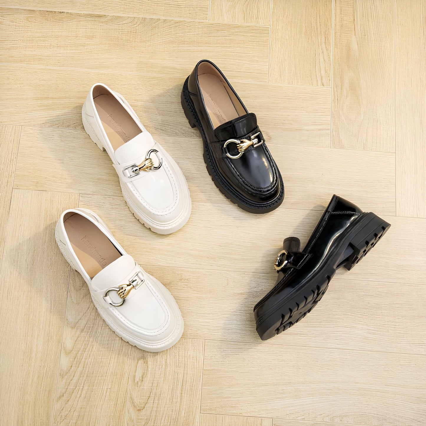 Mocassins Plateforme Femme Chaîne - Boutique Mocassin