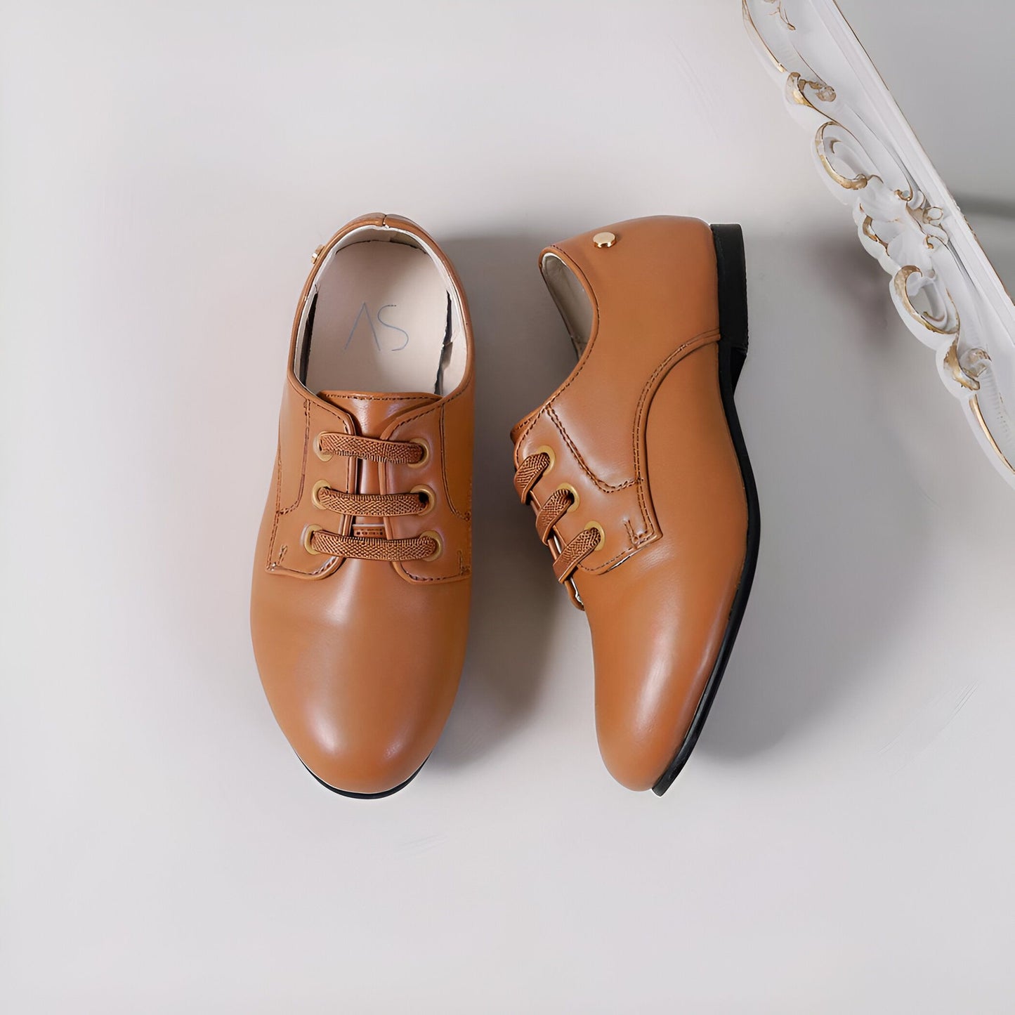 Néo Mocassins Garçon Lacets Élastiques Confort Élégant