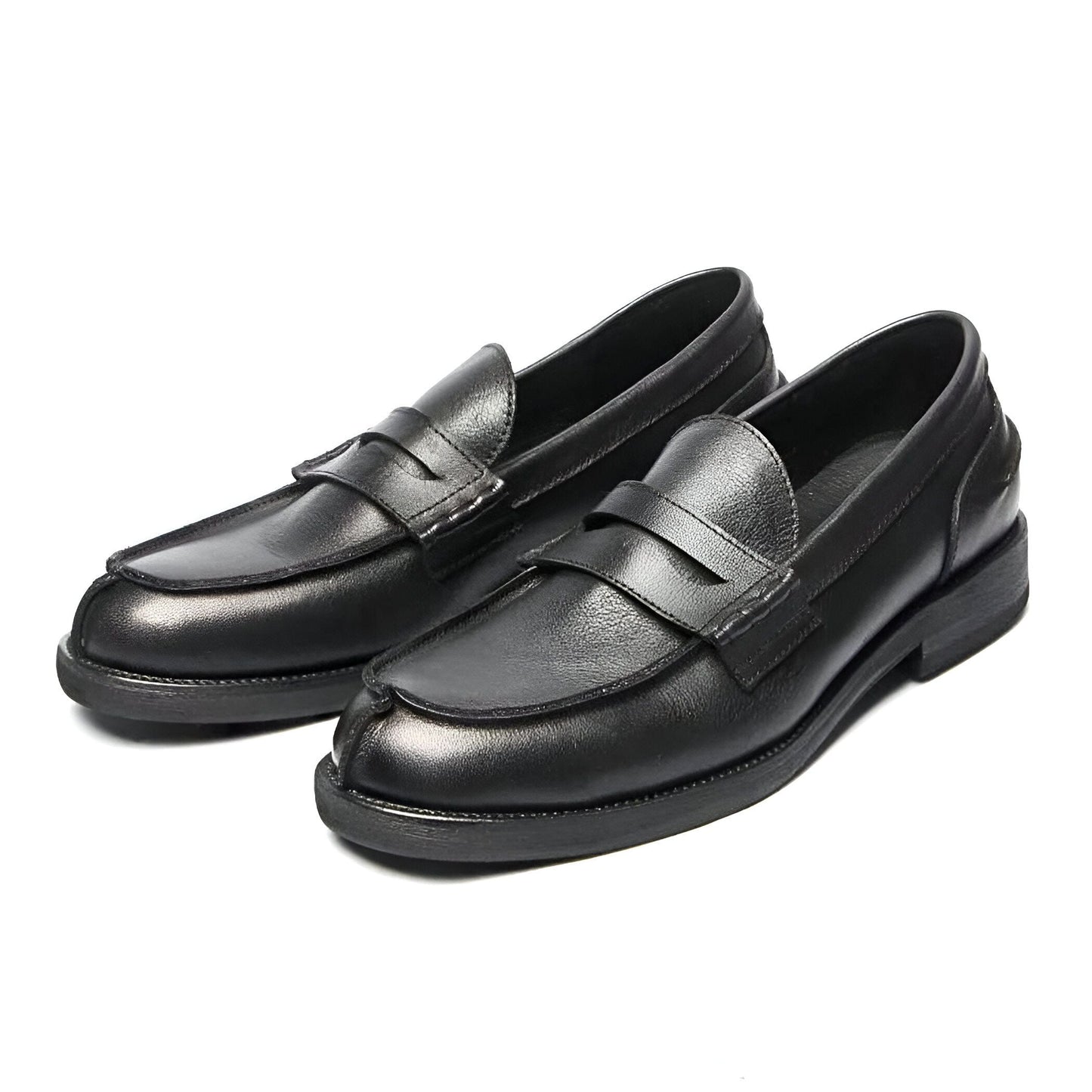 NobleWalk Mocassins homme cuir véritable marron noir