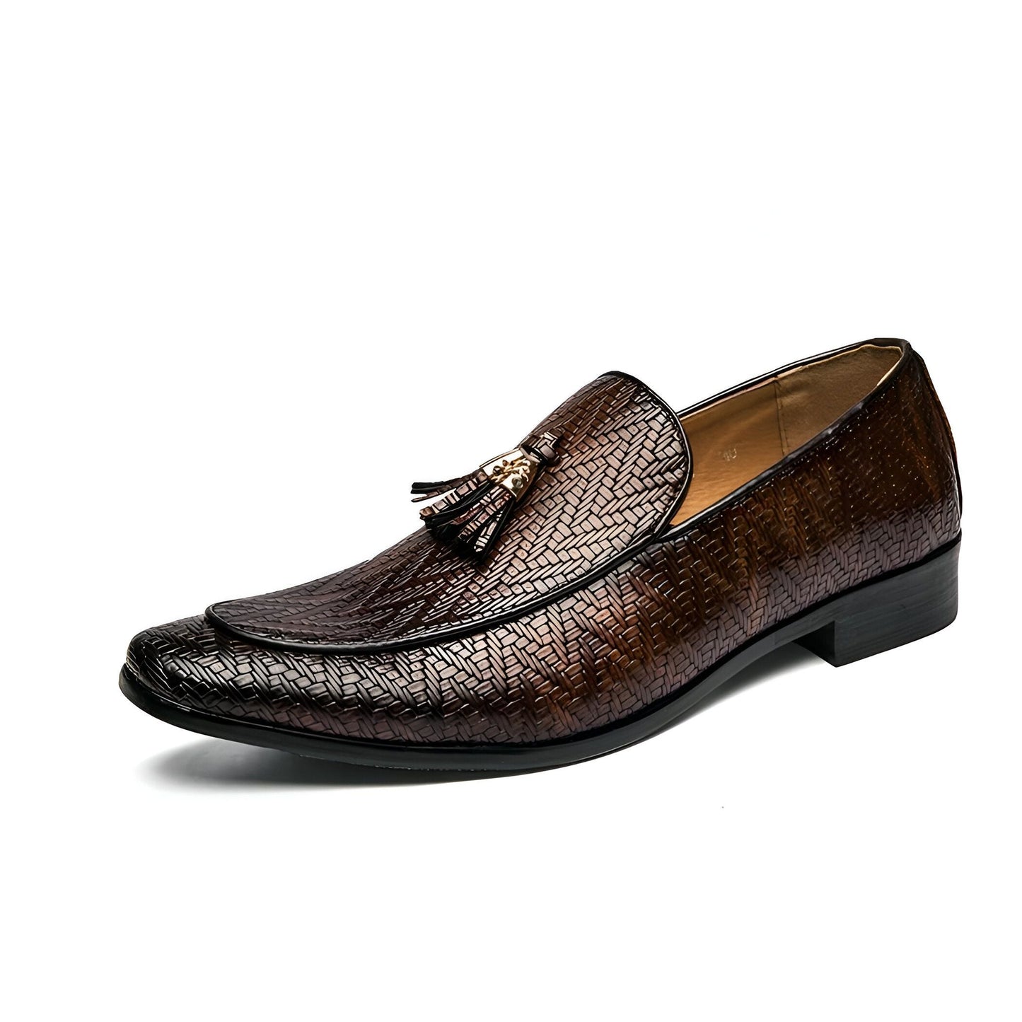 Nova Mocassins Homme Synthétique Zigzag et Glands