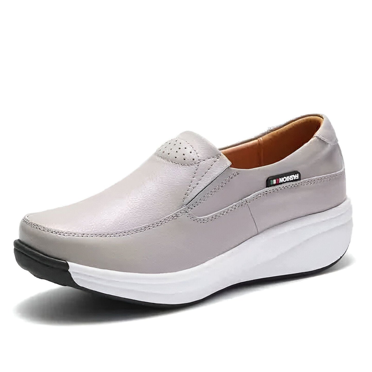 NX Mocassins Femme Cuir Véritable Souple Confort Semelle