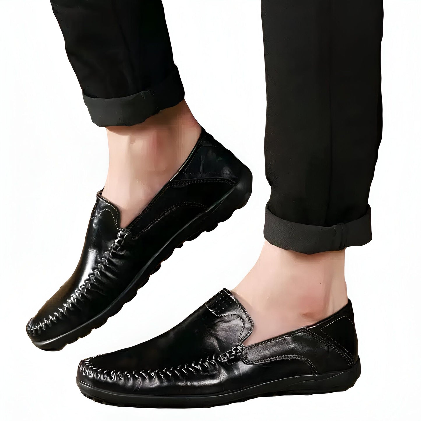 Nova Mocassins Homme Cuir Synthétique Confortables