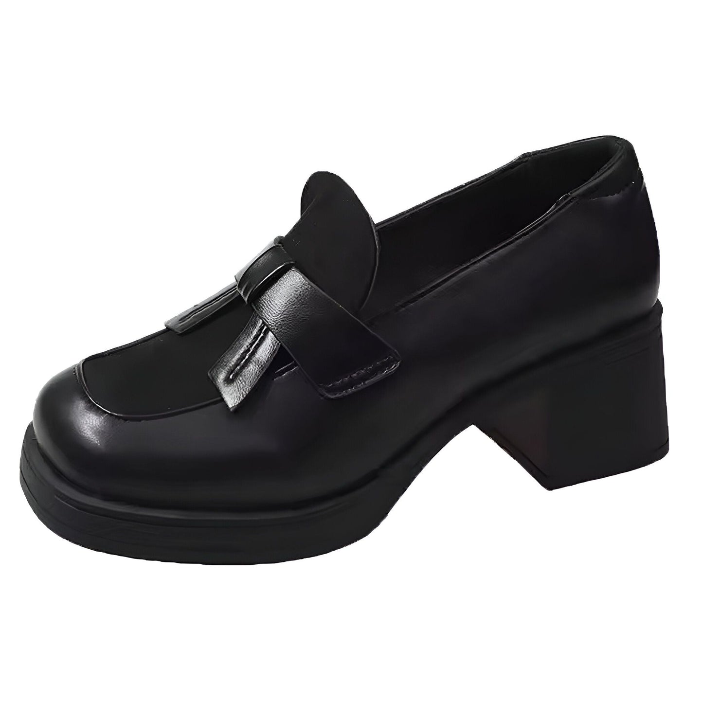 NovaMoc Mocassins plateforme talons femme style vintage