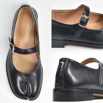 LuxeBrand - Ballerines Mary Jane Tabi Cuir Végan Raffiné