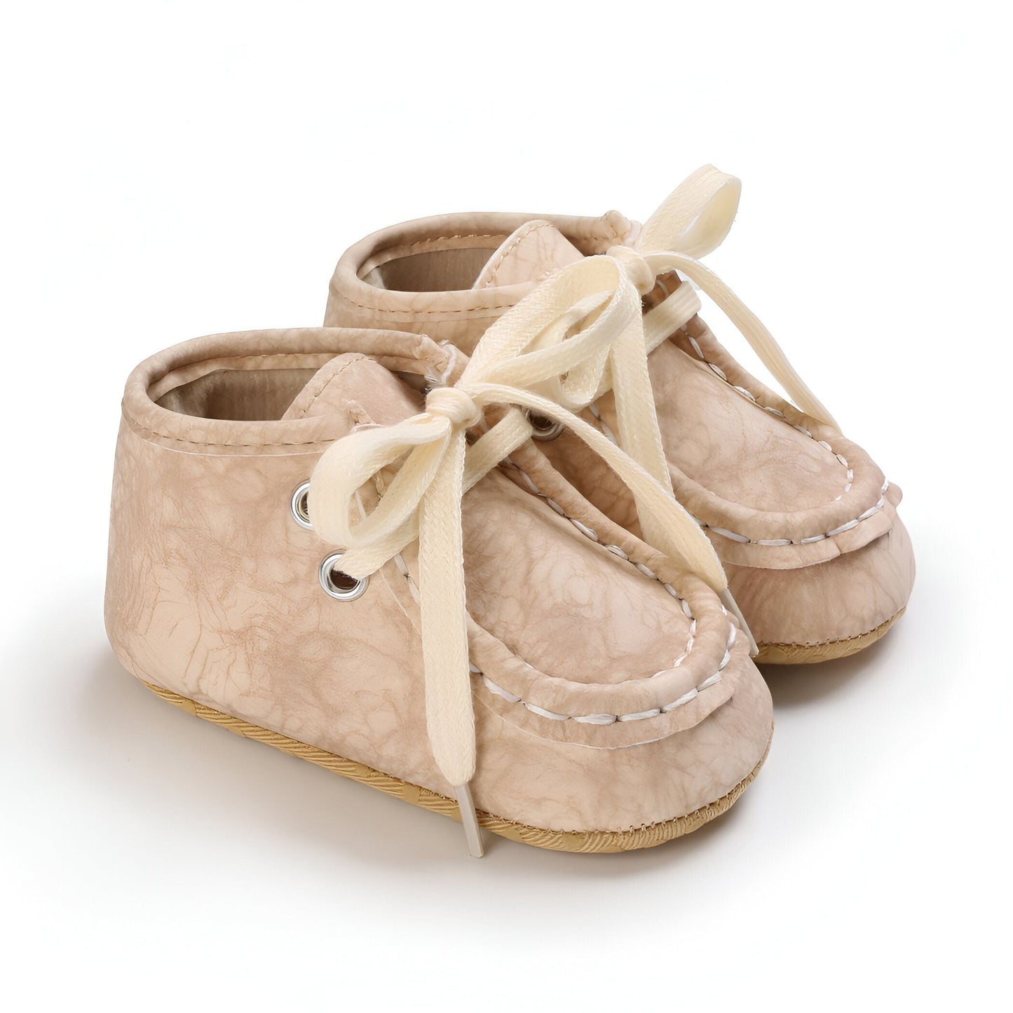 Nova Bottillons Bébé Garçon : Moccasins Montants Lacets