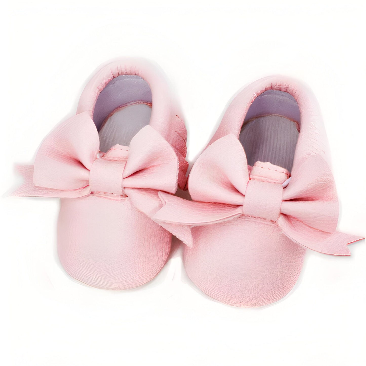 Chaussons Bébé Nœud Papillon Cuir Végan | PetitCâlin