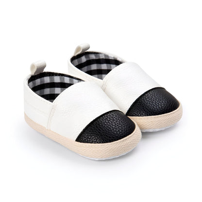 Kido | Mocassins Bébé Fille Bicolores Brillants Souples