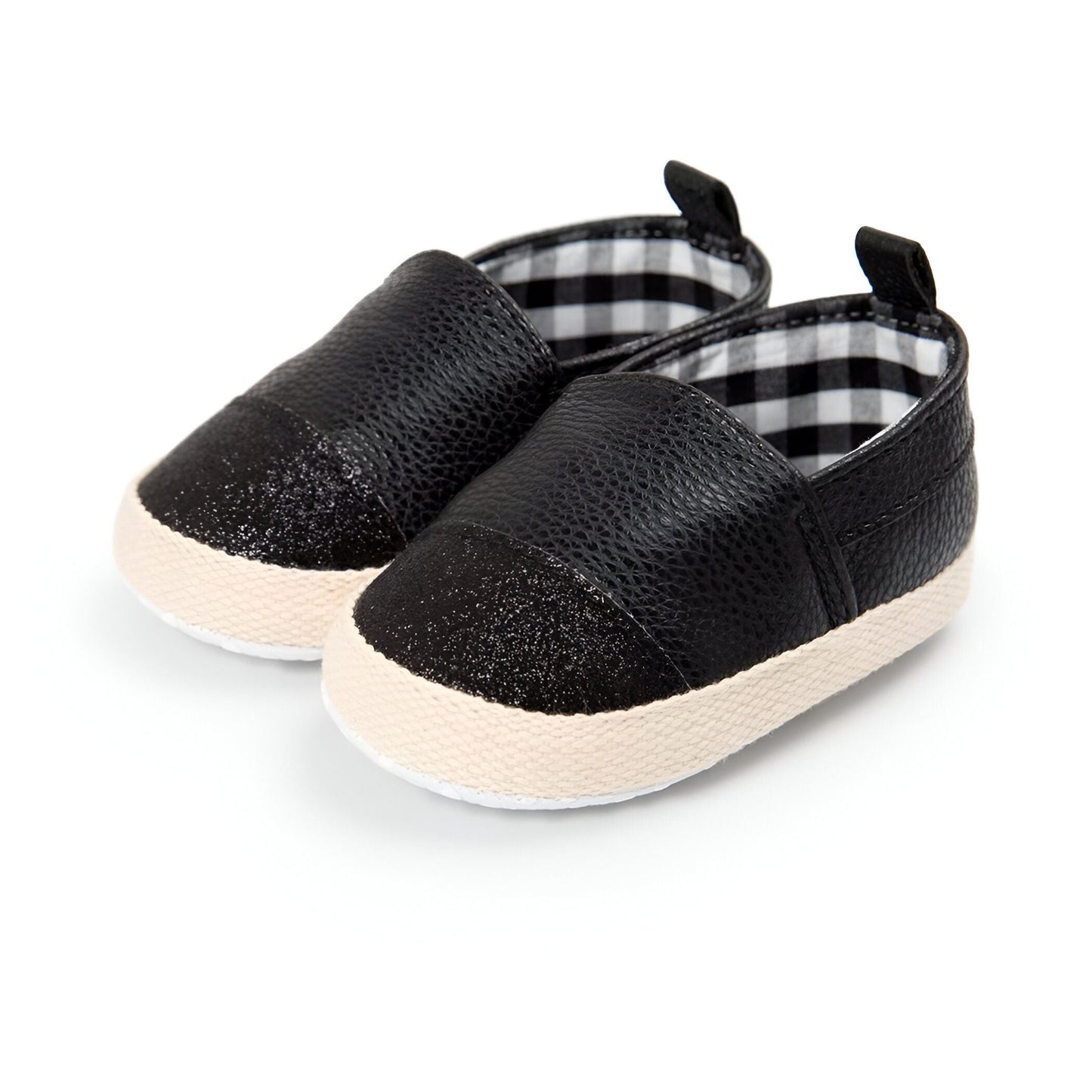 Kido | Mocassins Bébé Fille Bicolores Brillants Souples