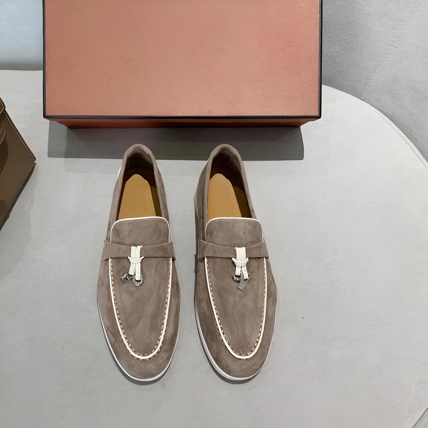Mocassins Homme Luxe Gland Cuir Végan Raffiné