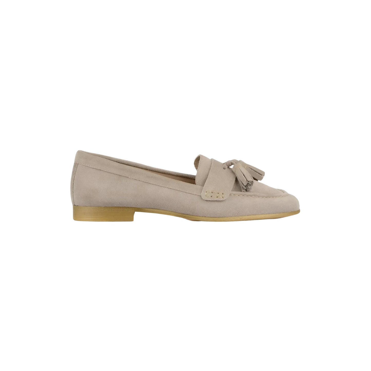 Premium Mocassins Daim Plat Femme Glands Élégants