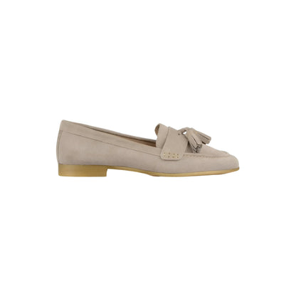 Premium Mocassins Daim Plat Femme Glands Élégants