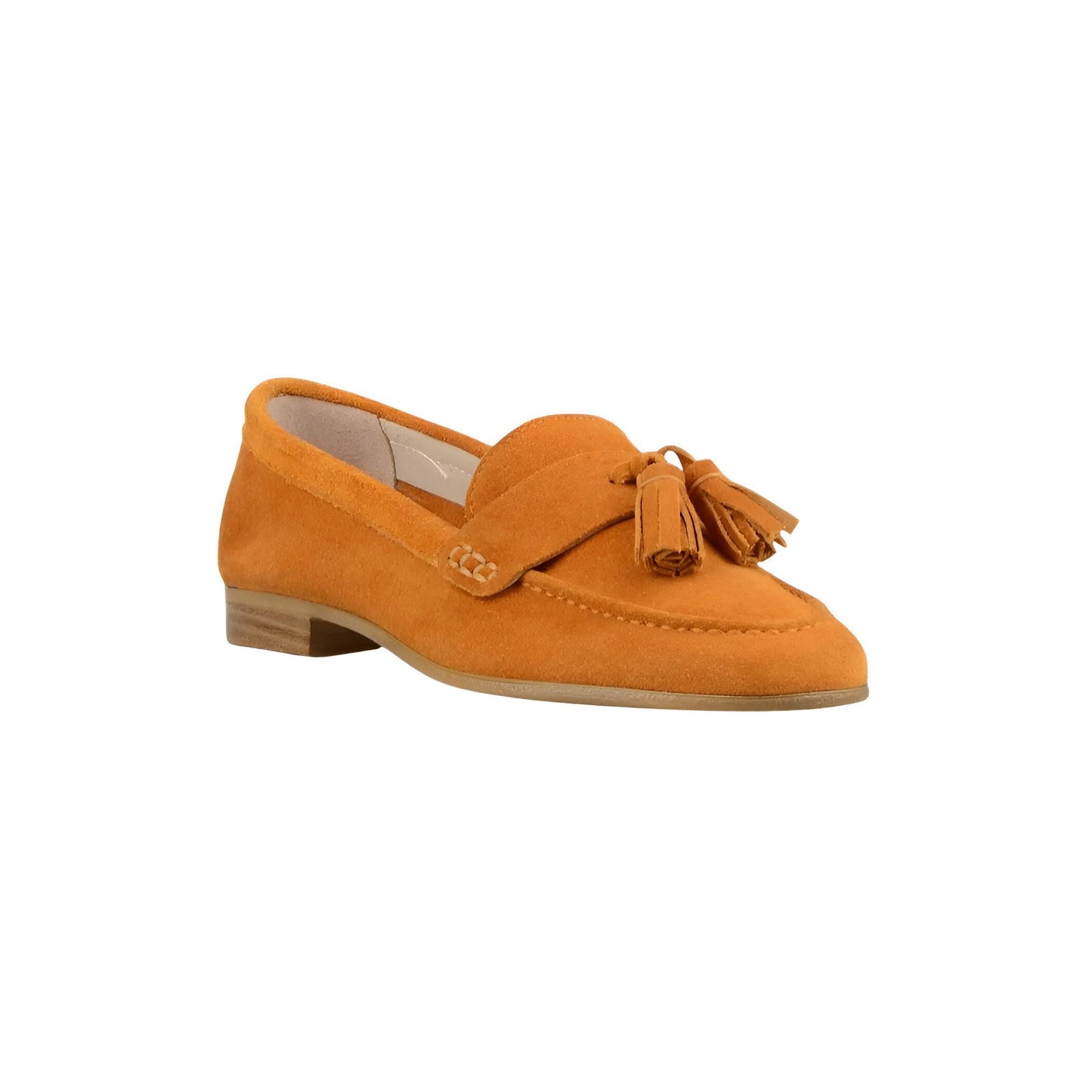 Premium Mocassins Daim Plat Femme Glands Élégants