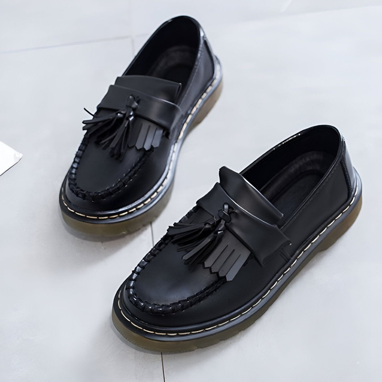 Mocassins Femme - Glands Franges Cuir Synthétique Stylé