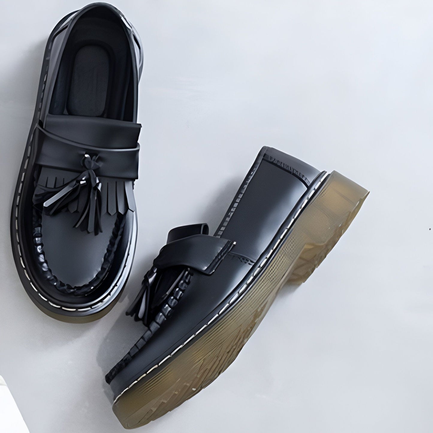 Mocassins Femme - Glands Franges Cuir Synthétique Stylé