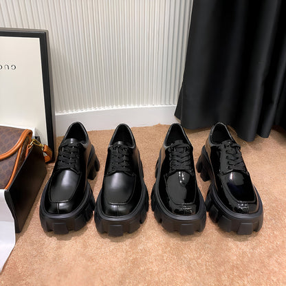 Nova Mocassins plateforme cuir végan style britannique