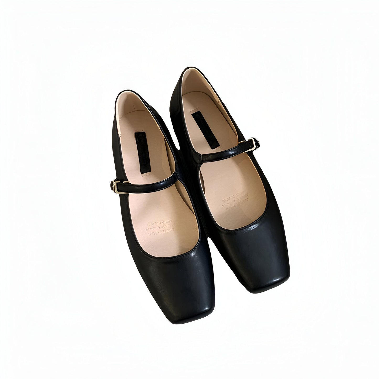 LunaBrand Mocassins Ballerines à Bride Bout Carré