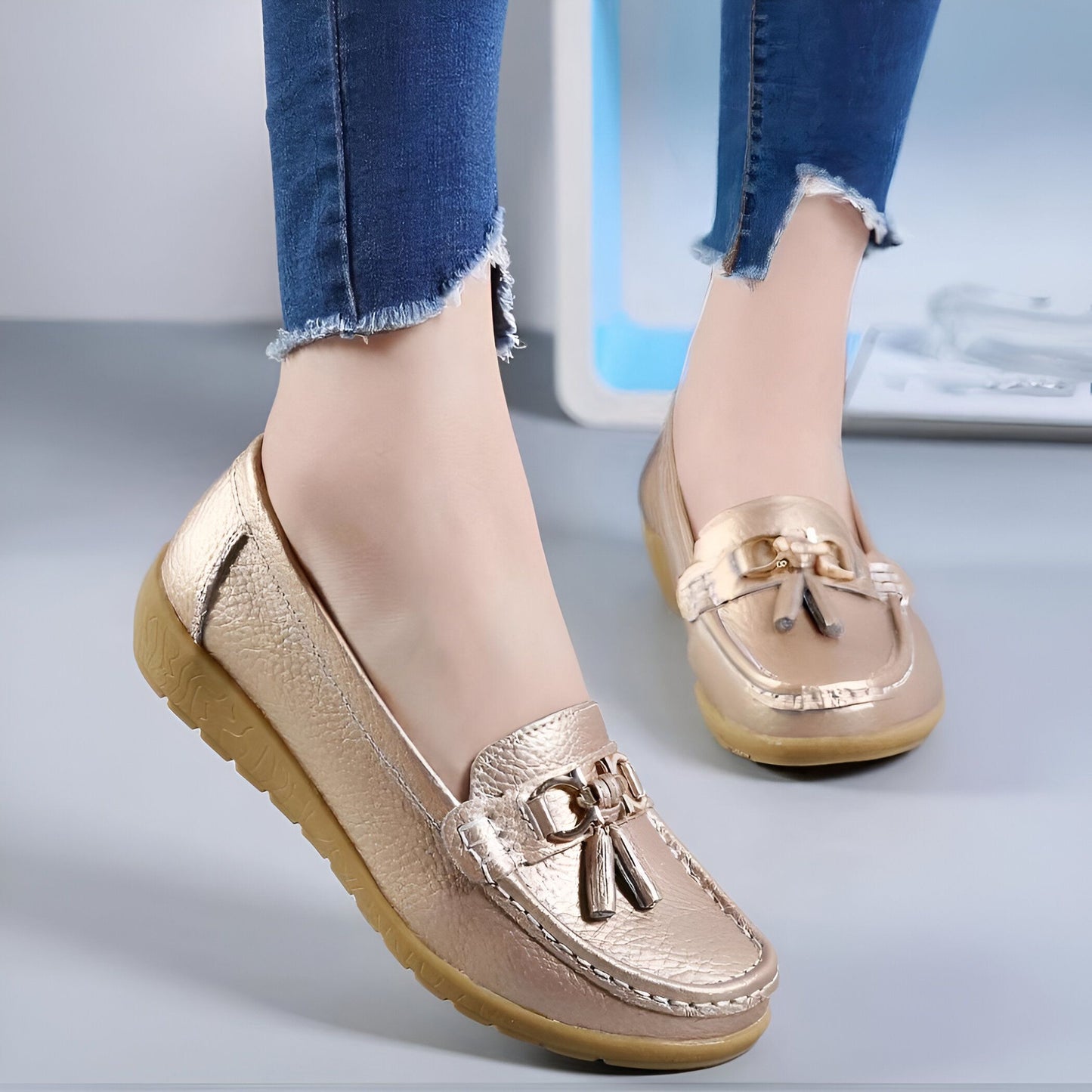 NovaWave Mocassins Ballerines Femme Confort Souples
