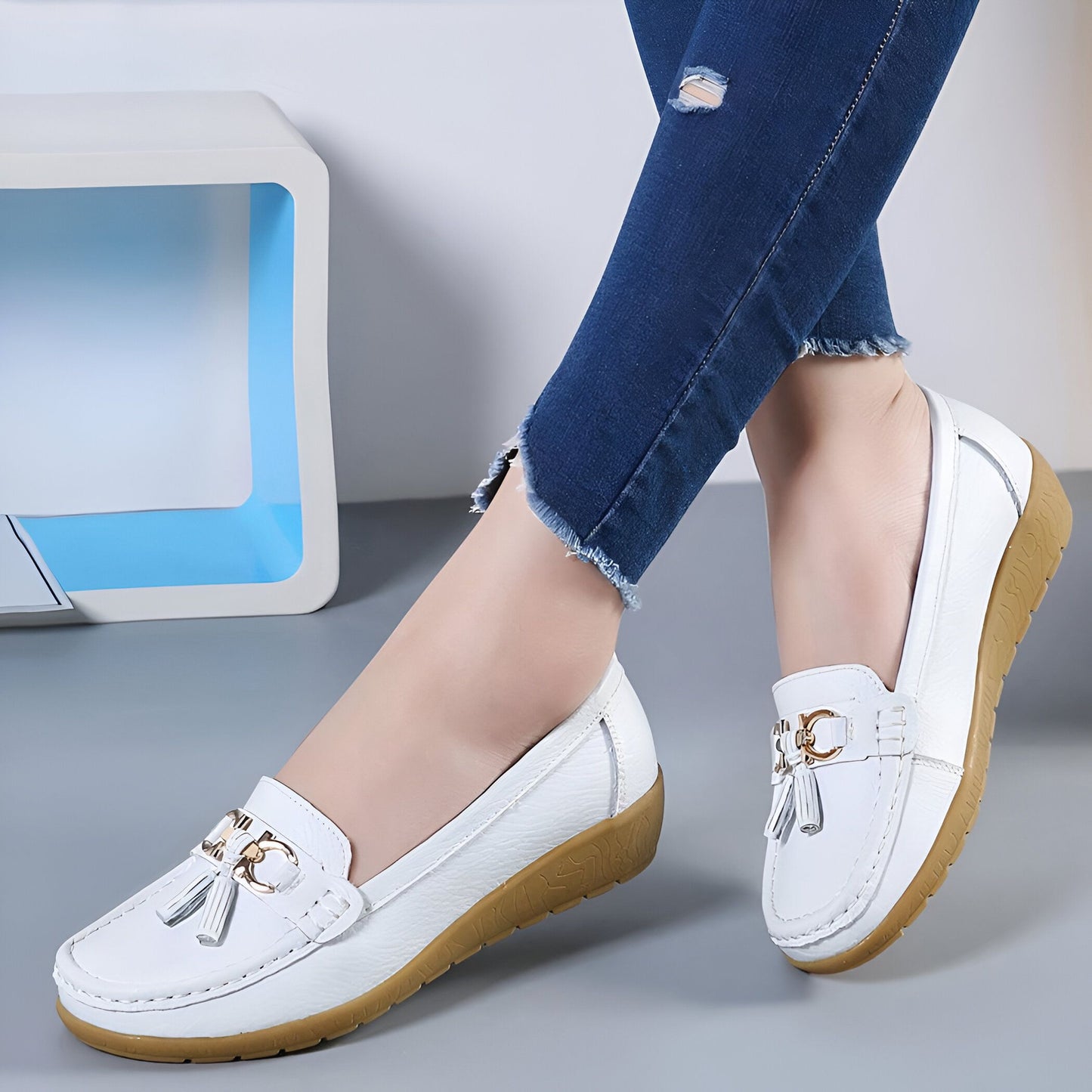NovaWave Mocassins Ballerines Femme Confort Souples