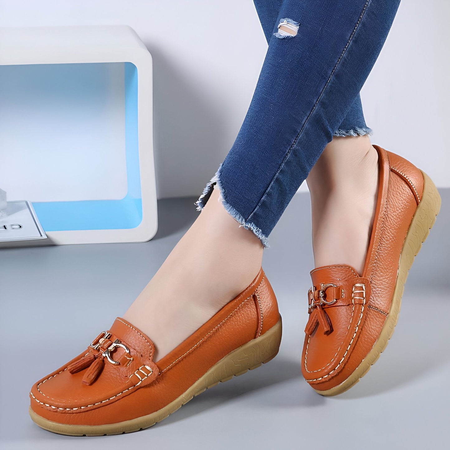NovaWave Mocassins Ballerines Femme Confort Souples