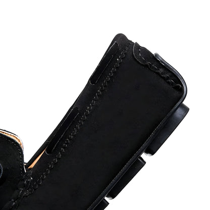 NeoMarin Mocassins Bateau Homme Daim Faciles à Enfiler