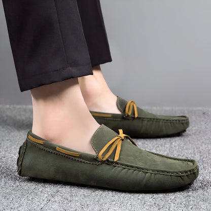 NeoMarin Mocassins Bateau Homme Daim Faciles à Enfiler