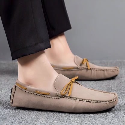 NeoMarin Mocassins Bateau Homme Daim Faciles à Enfiler