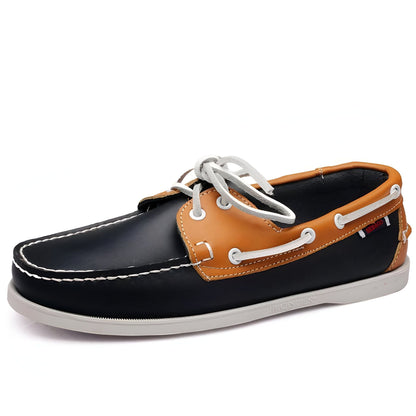 LuxeLine Mocassins Bateau Homme Similicuir Décontractés