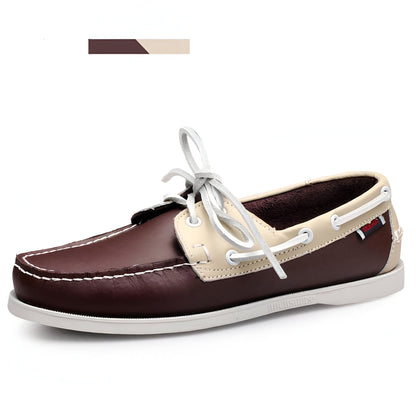 LuxeLine Mocassins Bateau Homme Similicuir Décontractés