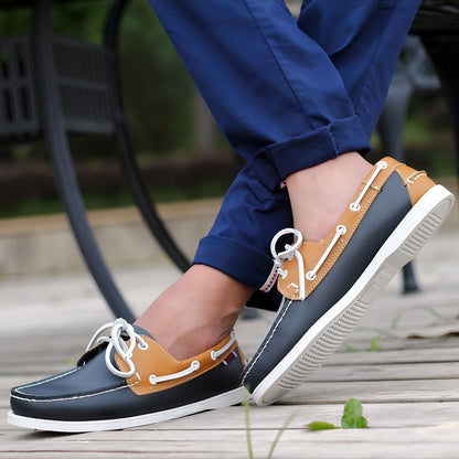 LuxeLine Mocassins Bateau Homme Similicuir Décontractés