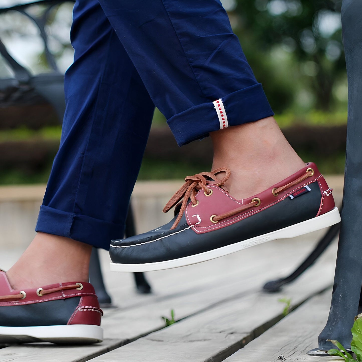 LuxeLine Mocassins Bateau Homme Similicuir Décontractés