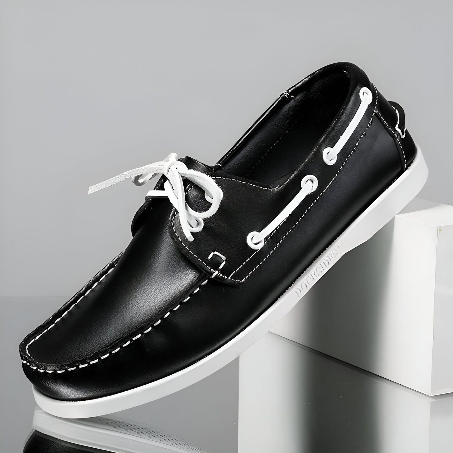 UrbanLux Mocassins Cuir Homme Ville Formels Lacets