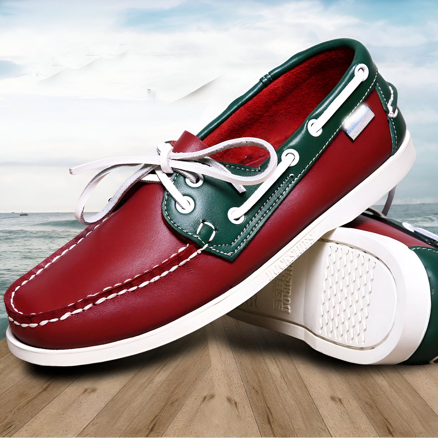 Mocassins Bateau Homme - Cuir Véritable