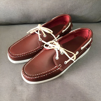 Luxe Mocassins Bateau Homme Casual en Simili Cuir