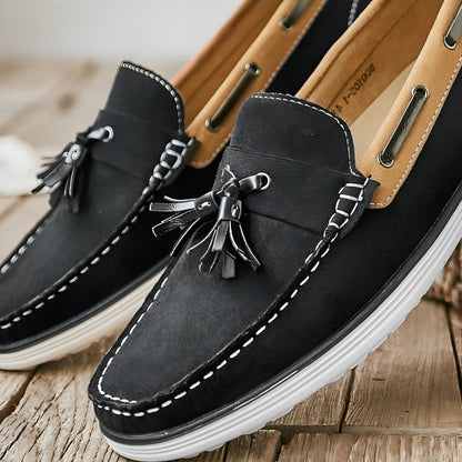 Mocassins Bateau Homme – Suédé Gland Élégant