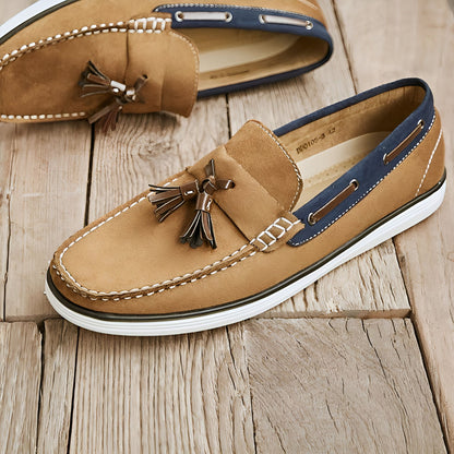 Mocassins Bateau Homme – Suédé Gland Élégant
