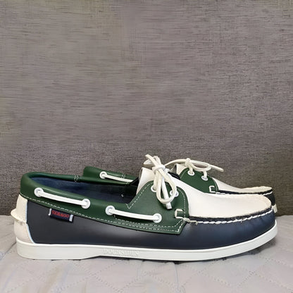 Nautis Mocassins Bateau Homme Tricolores Confortables