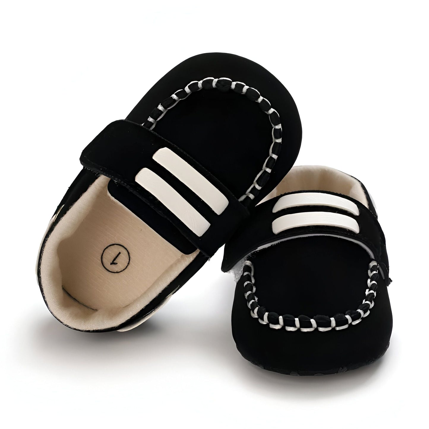 Luxe Mocassins Bébé Bateau Souples Velcro Élégants