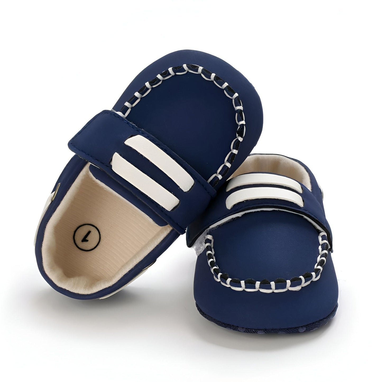 Luxe Mocassins Bébé Bateau Souples Velcro Élégants