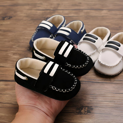 Luxe Mocassins Bébé Bateau Souples Velcro Élégants