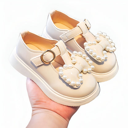 Kido Mocassins Bébé Nœud Papillon en Cuir Synthétique