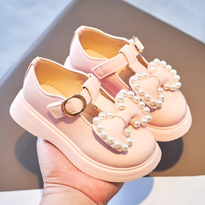 Kido Mocassins Bébé Nœud Papillon en Cuir Synthétique