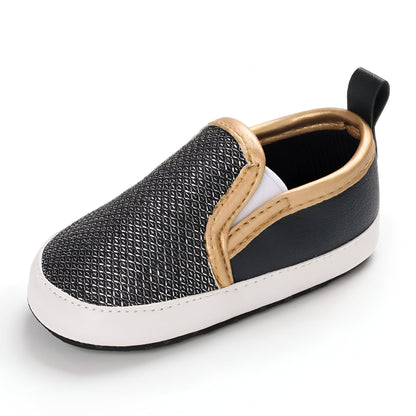 Nova Mocassins bébé fille souples paillettes faciles