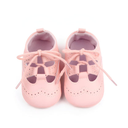 Mocassins Bébé Fille Style Baskets Ajourés Confortables