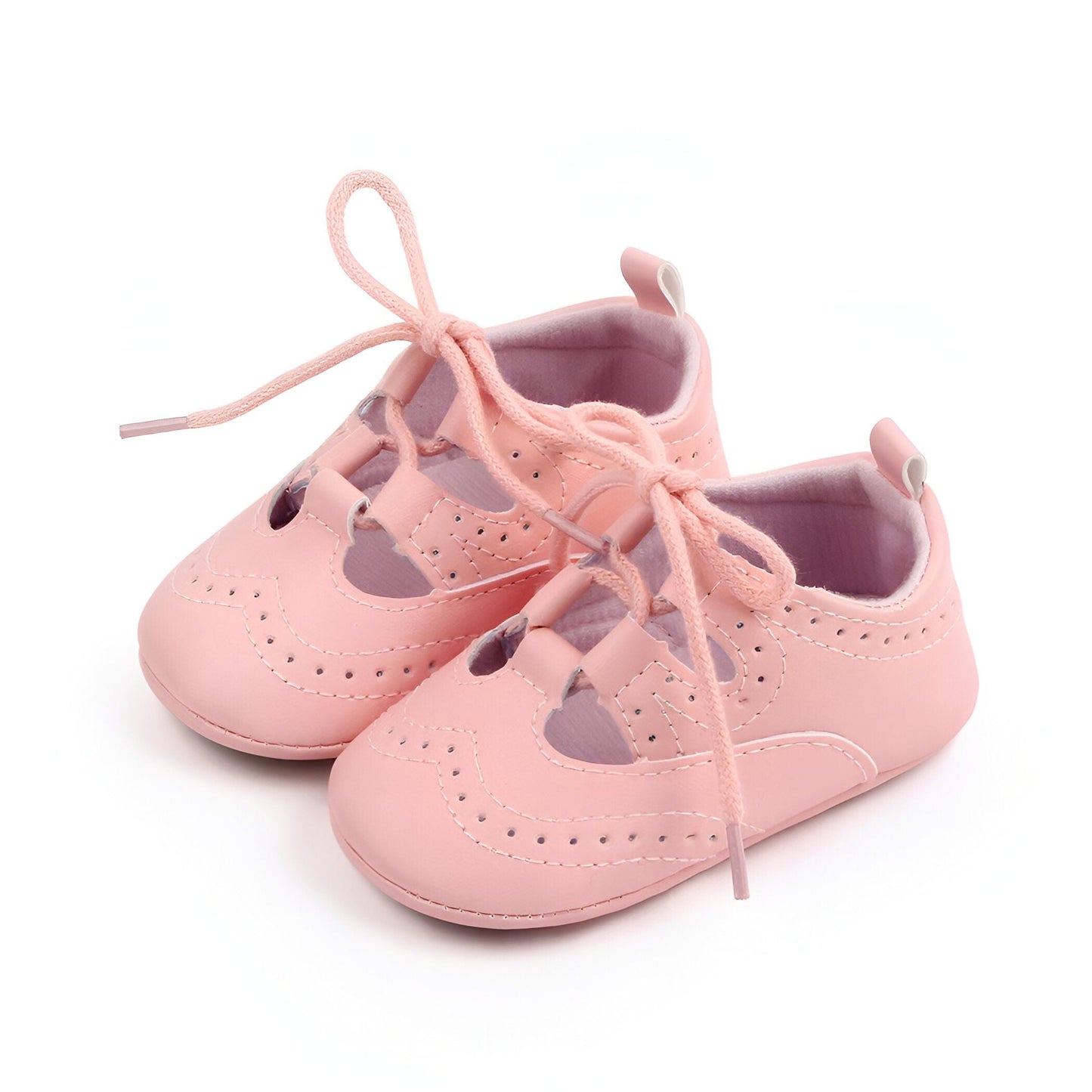 Mocassins Bébé Fille Style Baskets Ajourés Confortables