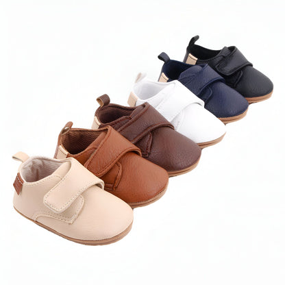 Mocassins Bébé Garçon – Simili Cuir, Antidérapante